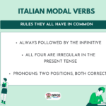 Italian modal verbs