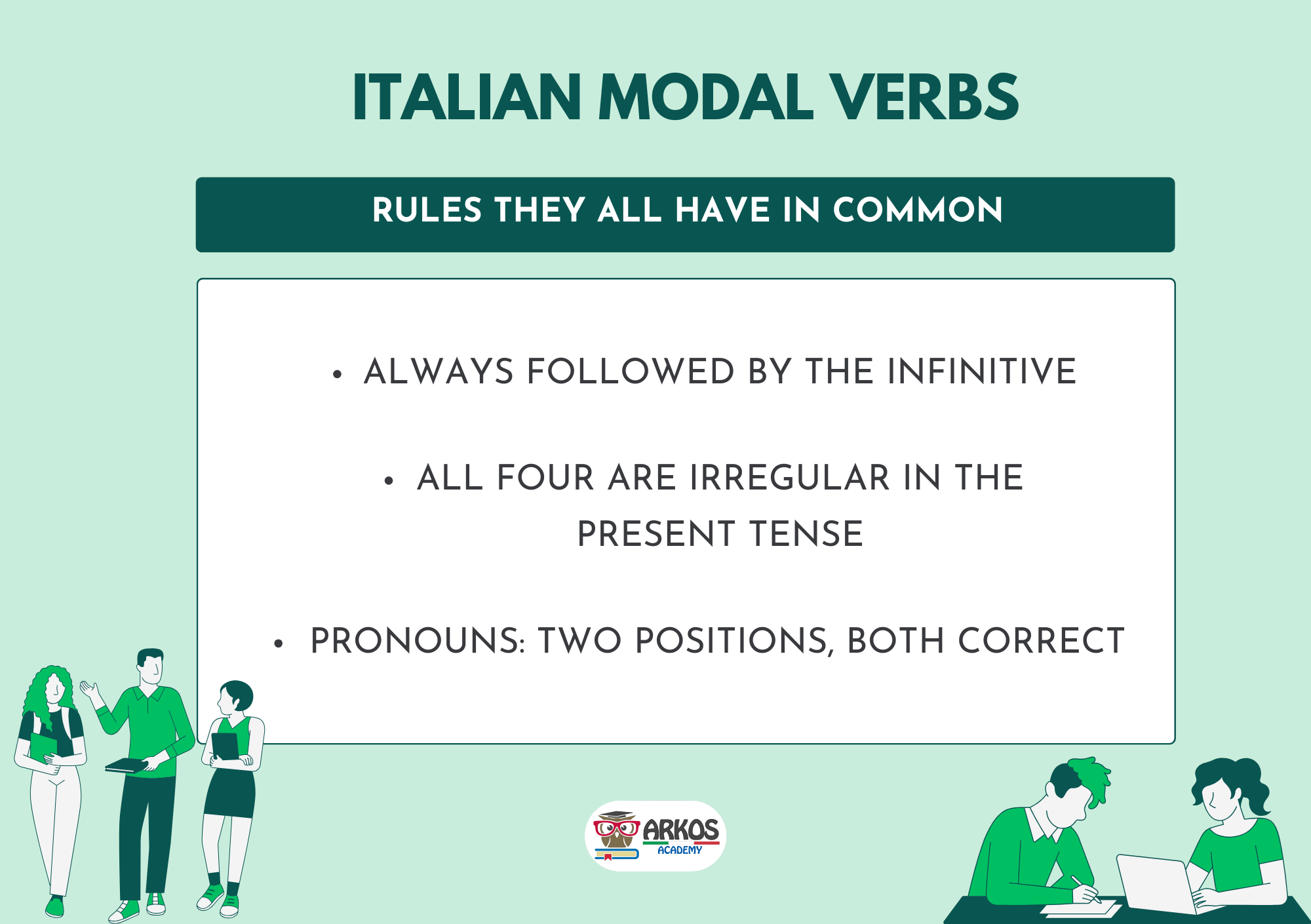 Italian modal verbs
